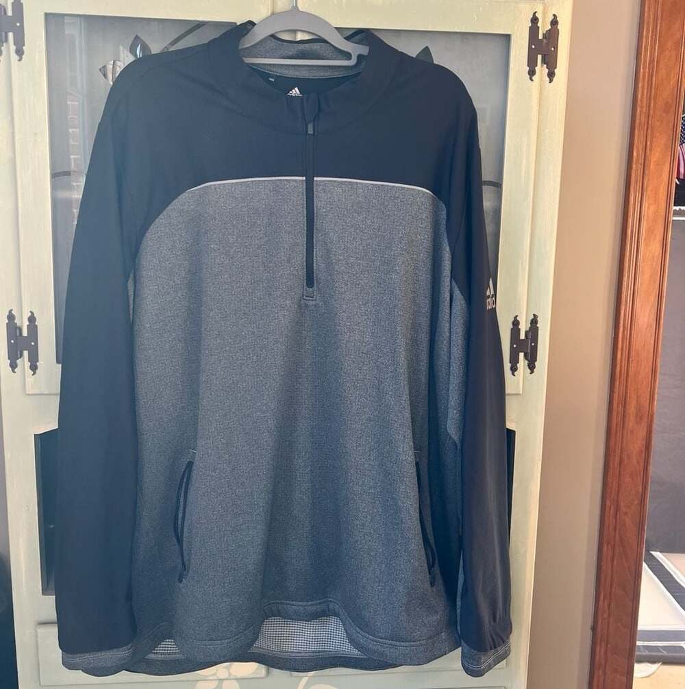 Adidas Golf Men's 3/4 Zip Pullover Jacket - Picture 2 of 6